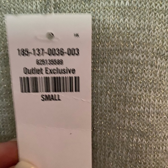 Sparkly, Cold Shoulder Sweater - Picture 6 of 6